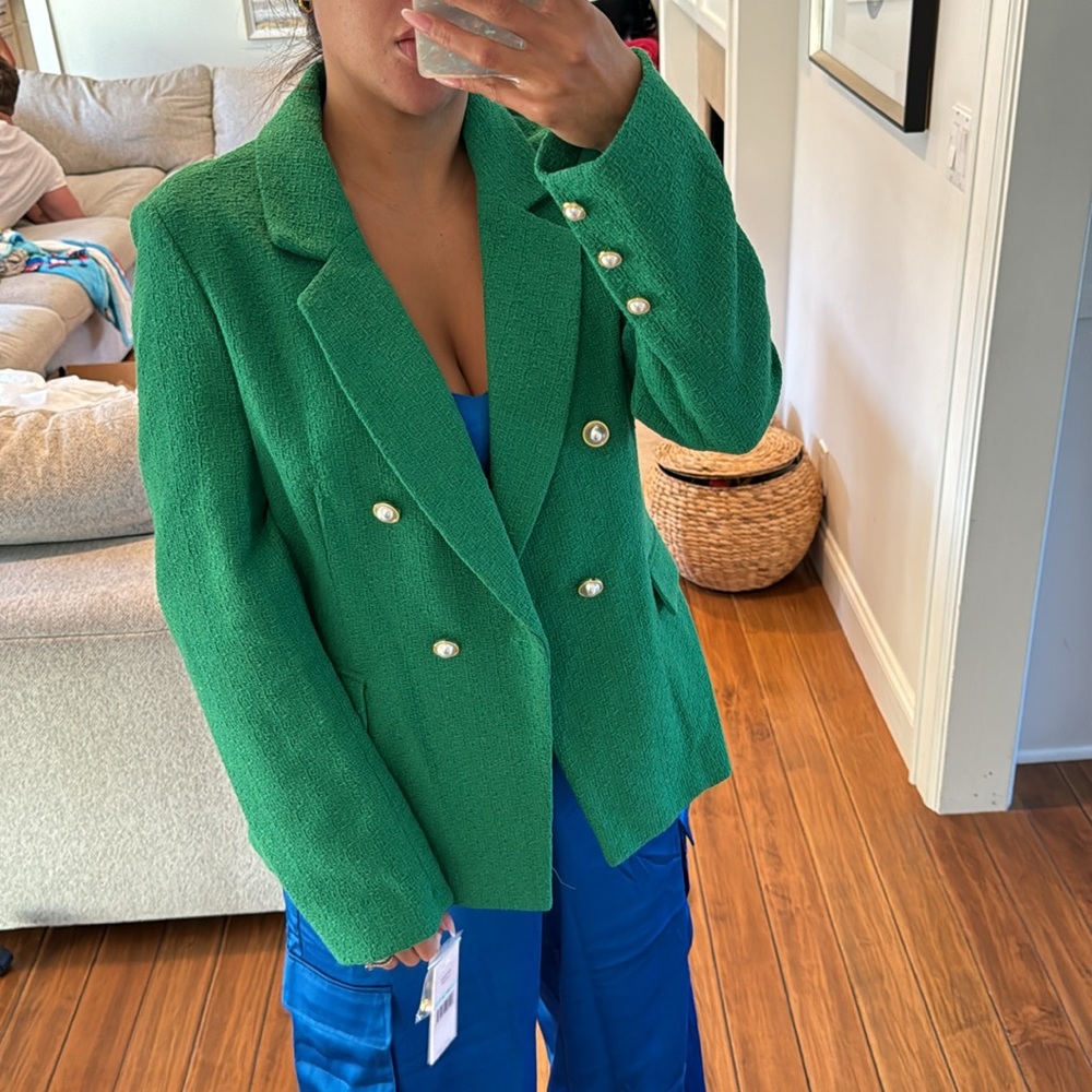 Nanette green blazer